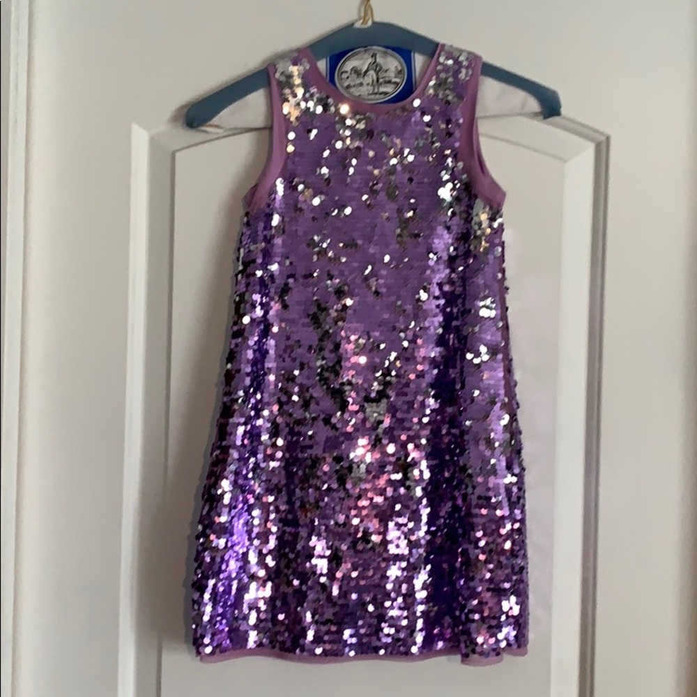 H&M Purple & Silver Sequin Dress